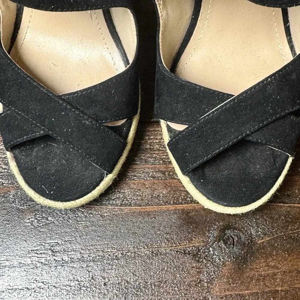 Charles by Charles David‎ Espadrille Strappy Cork Wedge Women's 7.5 M